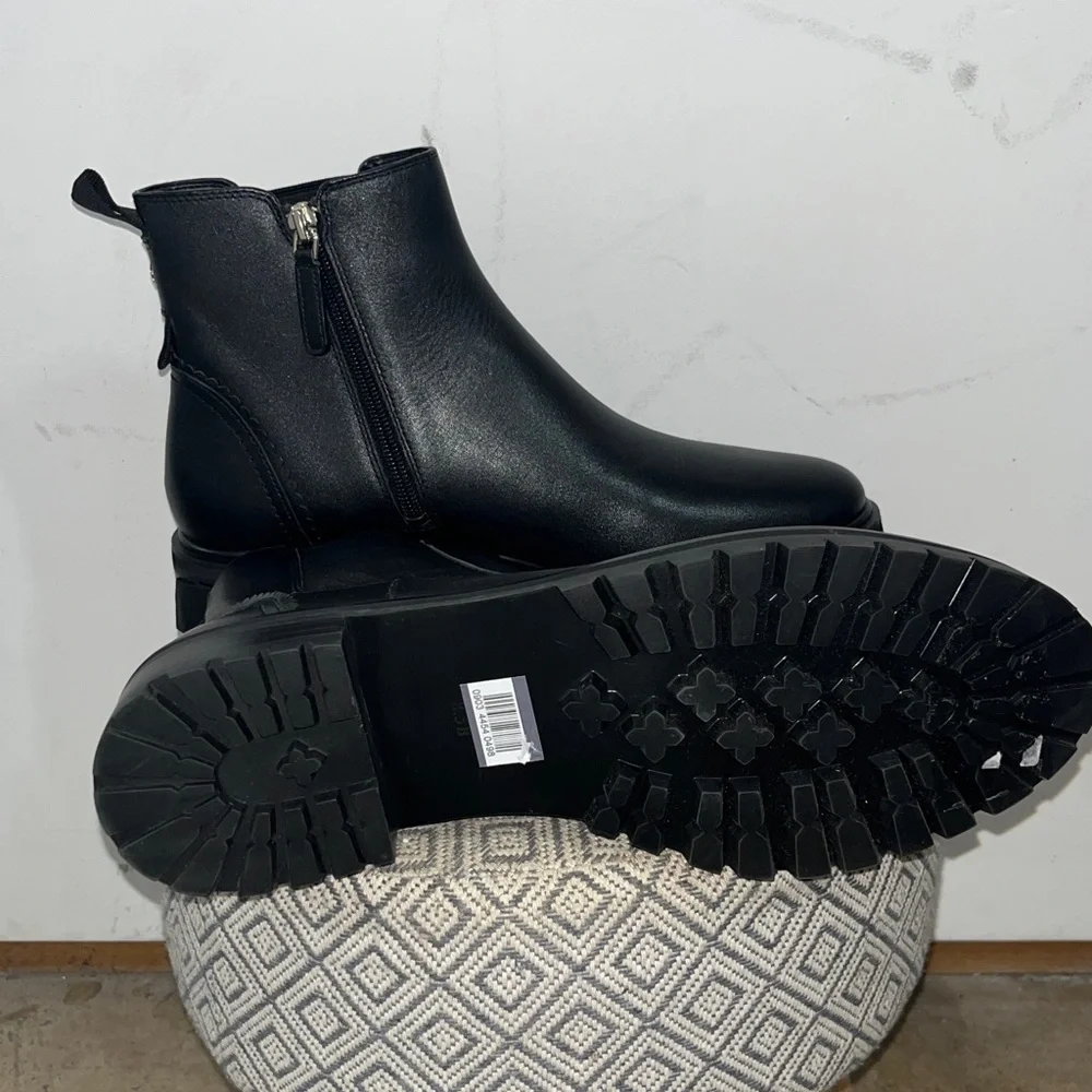 Kate Spade Estelle Black Ankle Chelsea Boots Women's Size 8.5